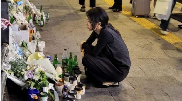 김건희 여사, 시청역 참사 현장 찾아 추모