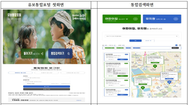 ‘유보통합포털’ 오늘(1일) 개통 “어린이집 입소·유치원 입학 신청 한번에”