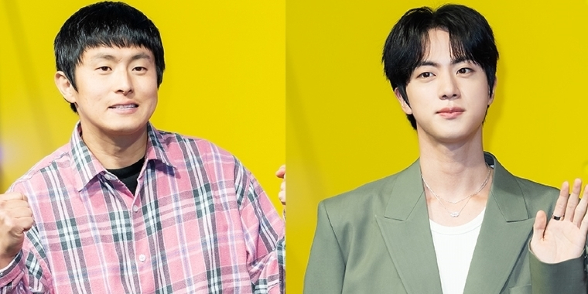 BTS 진, 기안84에 그림 선물 받았다 “사장님 감사합니다”