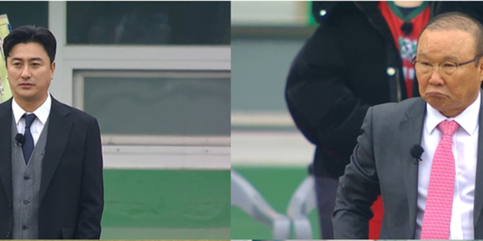 ‘뭉쳐야찬다4’ 안정환VS박항서, 감독 대 감독으로 만났다