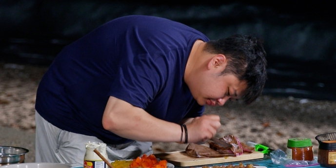 윤남노, 역대급 비주얼+맛 디저트 완성 (카리브밥)
