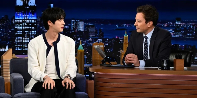 방탄소년단 진, 美 NBC ‘지미 팰런쇼’ 홀렸다